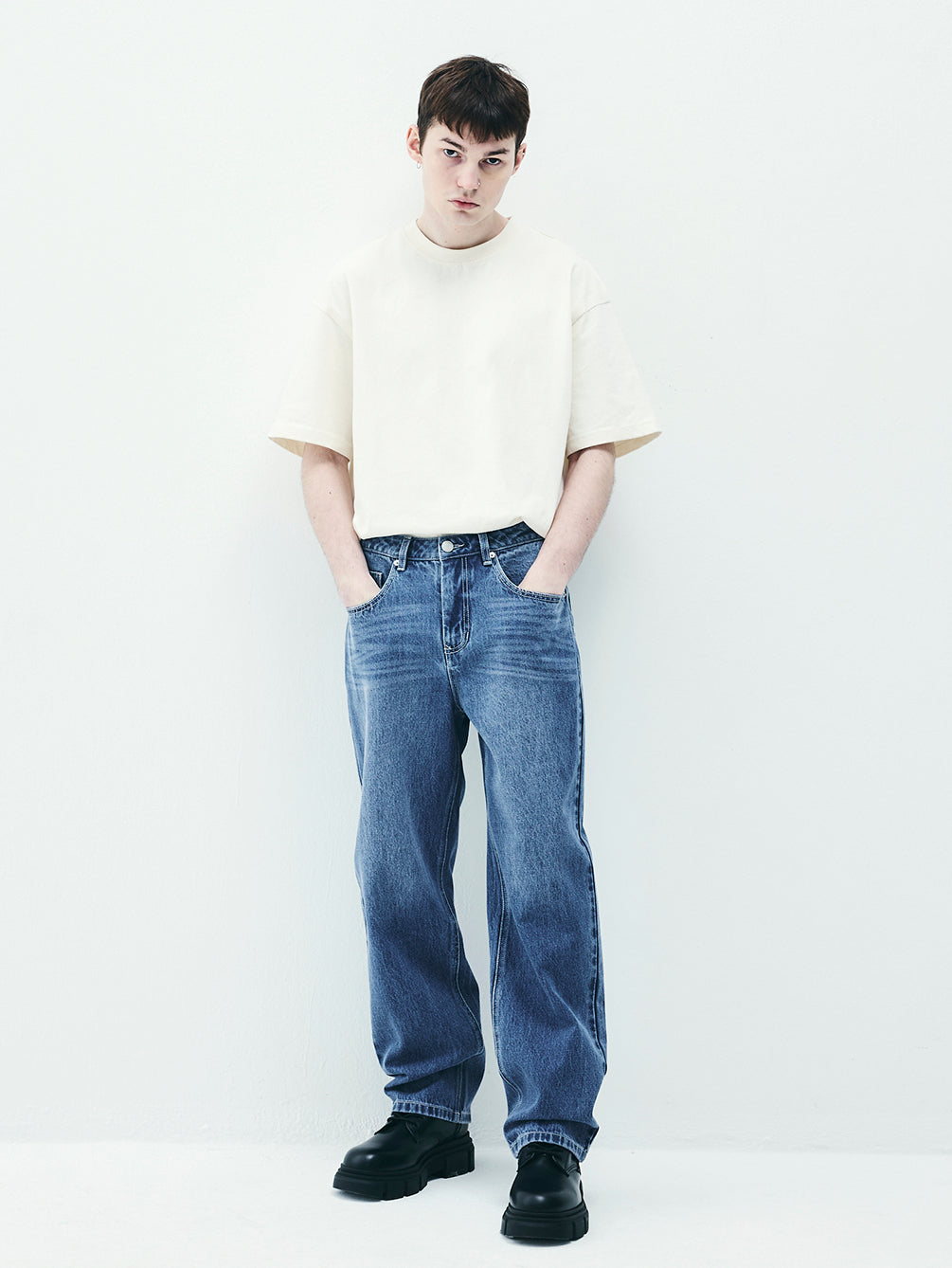 RAP5002 Michelle Relax Denim Pants (UNISEX)