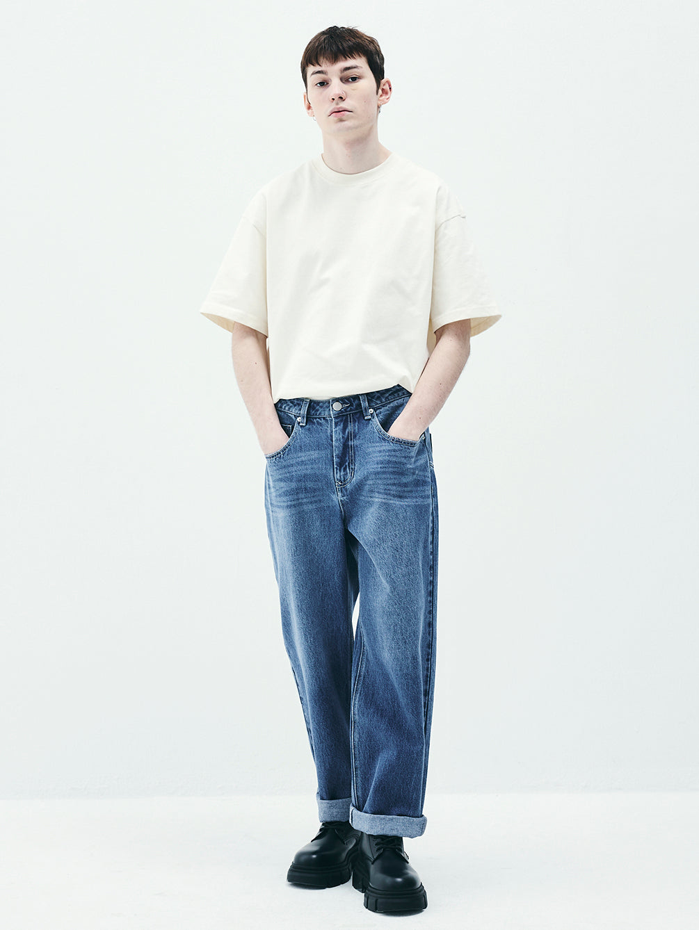 RAP5002 Michelle Relax Denim Pants (UNISEX)
