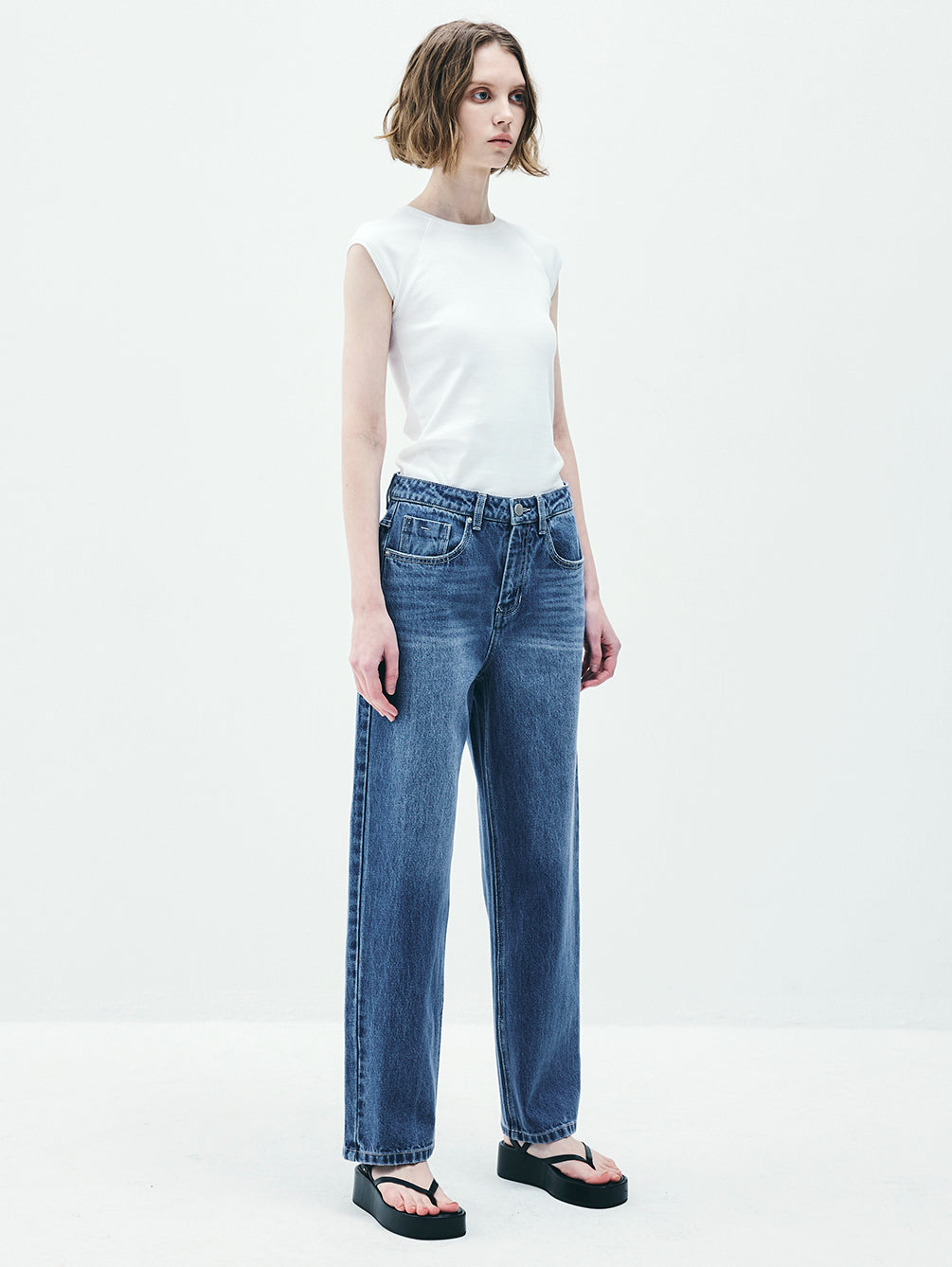 RAP5002 Michelle Relax Denim Pants (UNISEX)