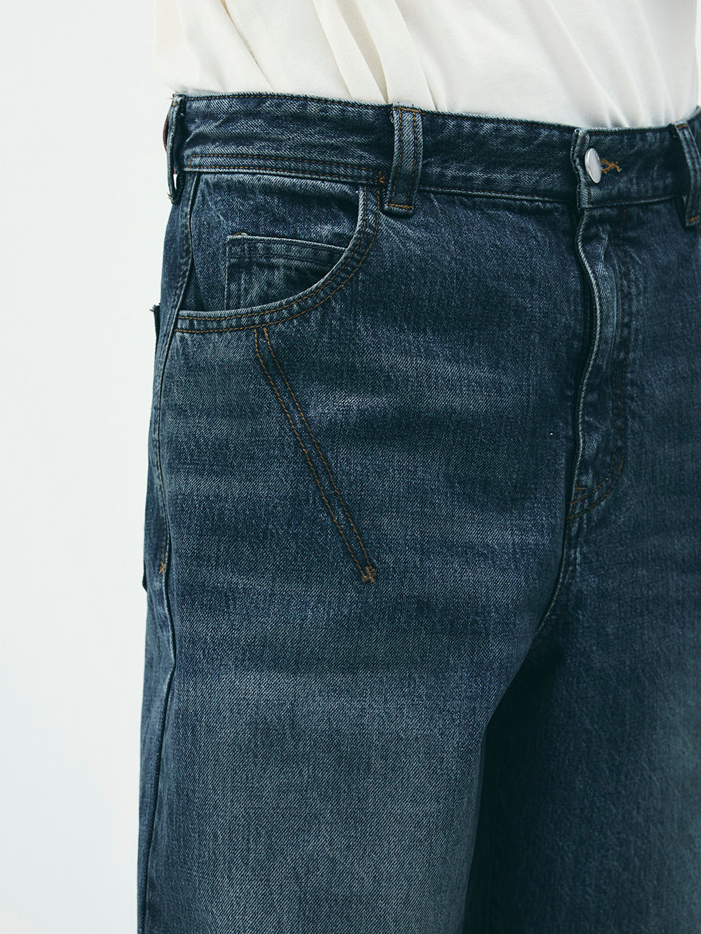 RAP5022 Semi Wide Fit Oil Jeans