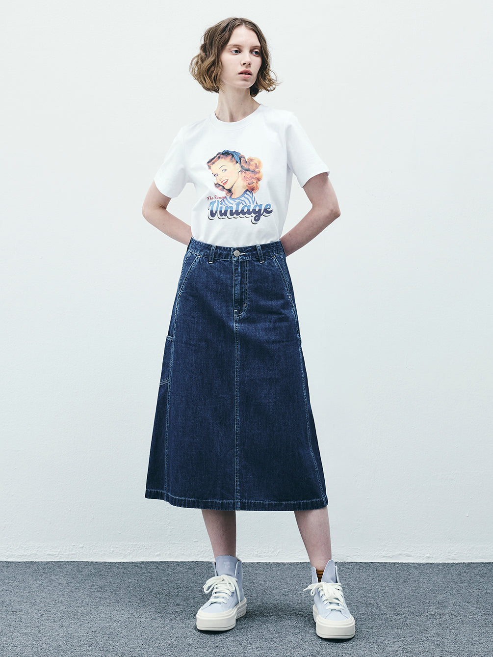 RAS5005 Carpenters A-line Skirt