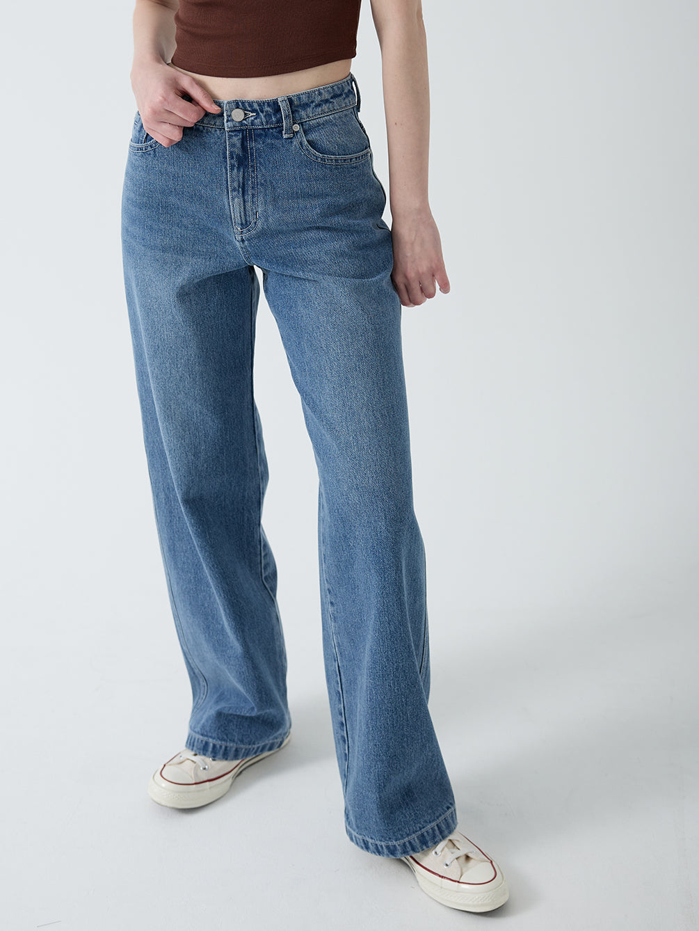 RC003 Relax Boy Fit Denim Pants