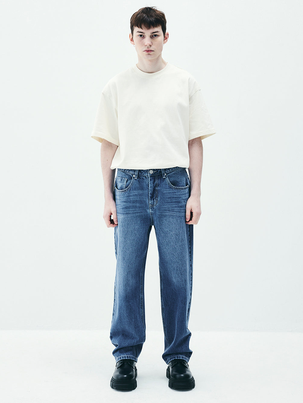 RAP5002 Michelle Relax Denim Pants (UNISEX)