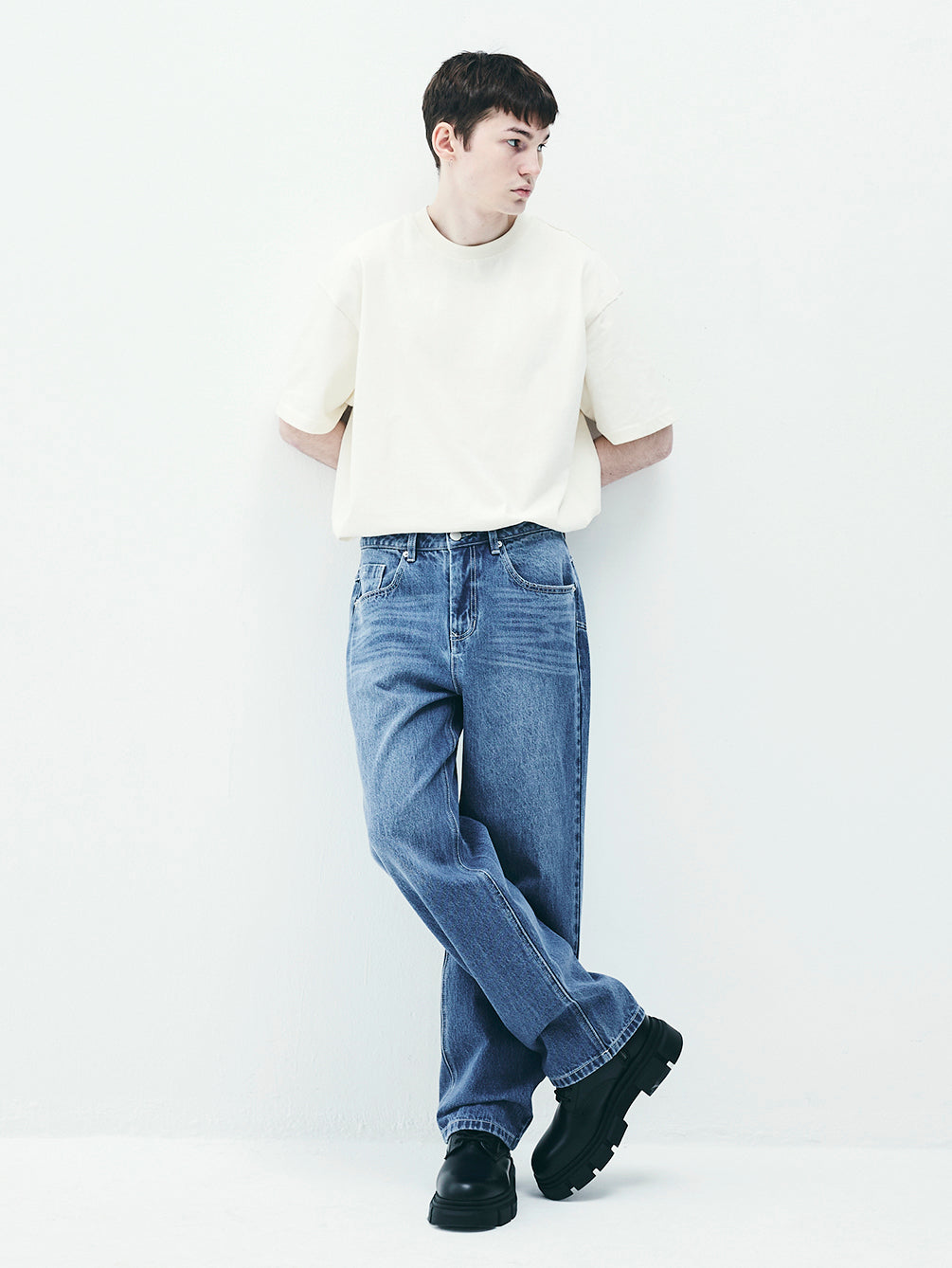 RAP5002 Michelle Relax Denim Pants (UNISEX)