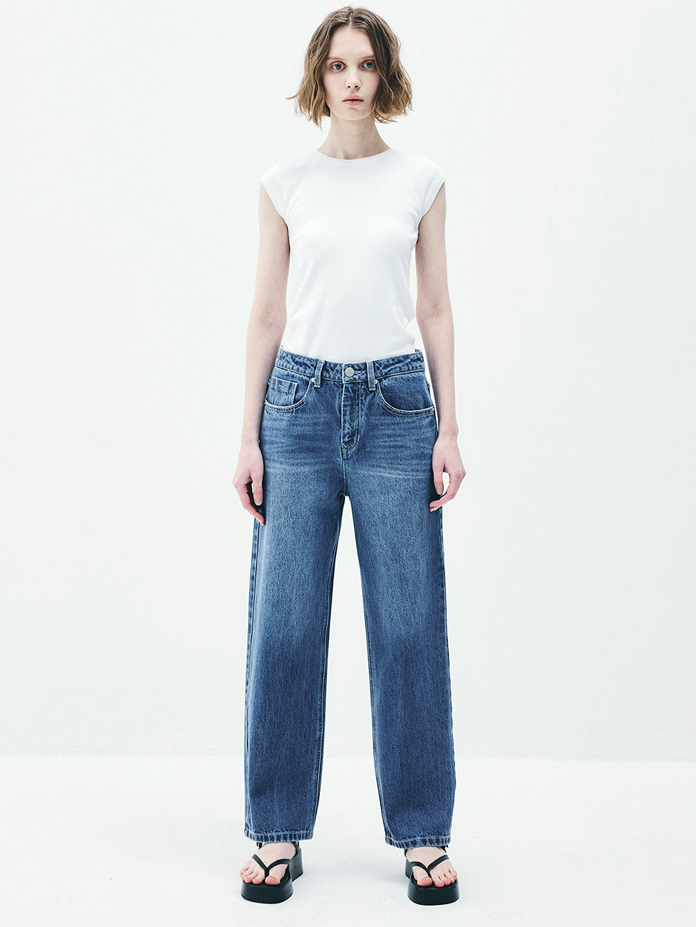 RAP5002 Michelle Relax Denim Pants (UNISEX)