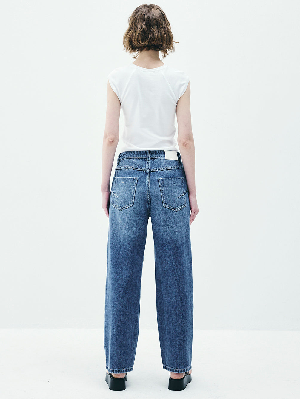 RAP5002 Michelle Relax Denim Pants (UNISEX)