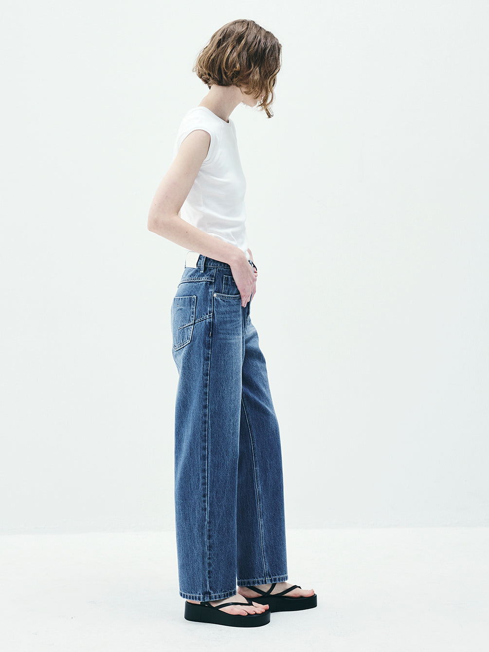 RAP5002 Michelle Relax Denim Pants (UNISEX)