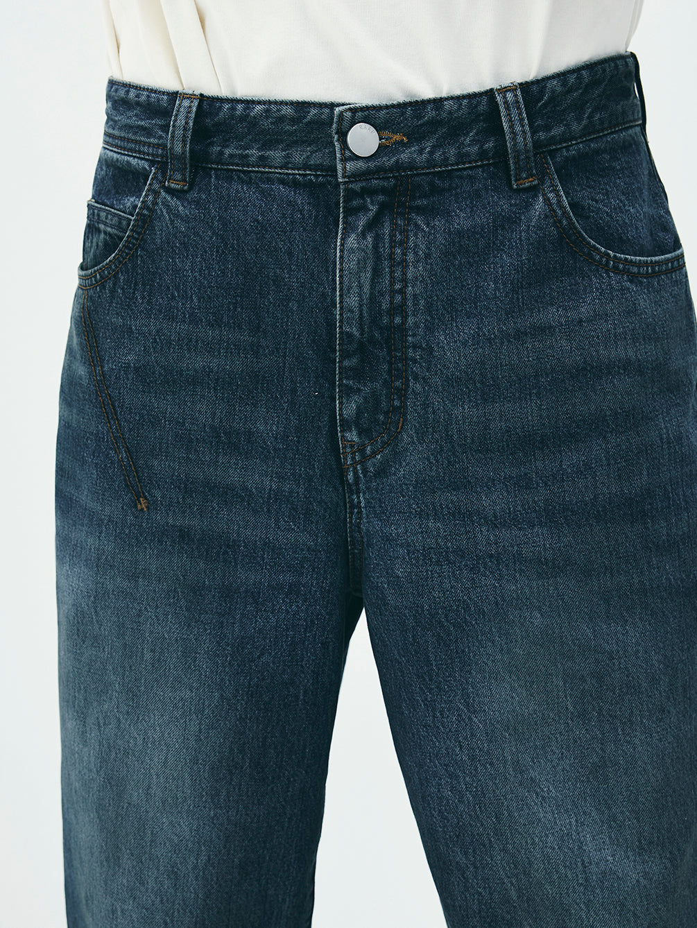 RAP5022 Semi Wide Fit Oil Jeans