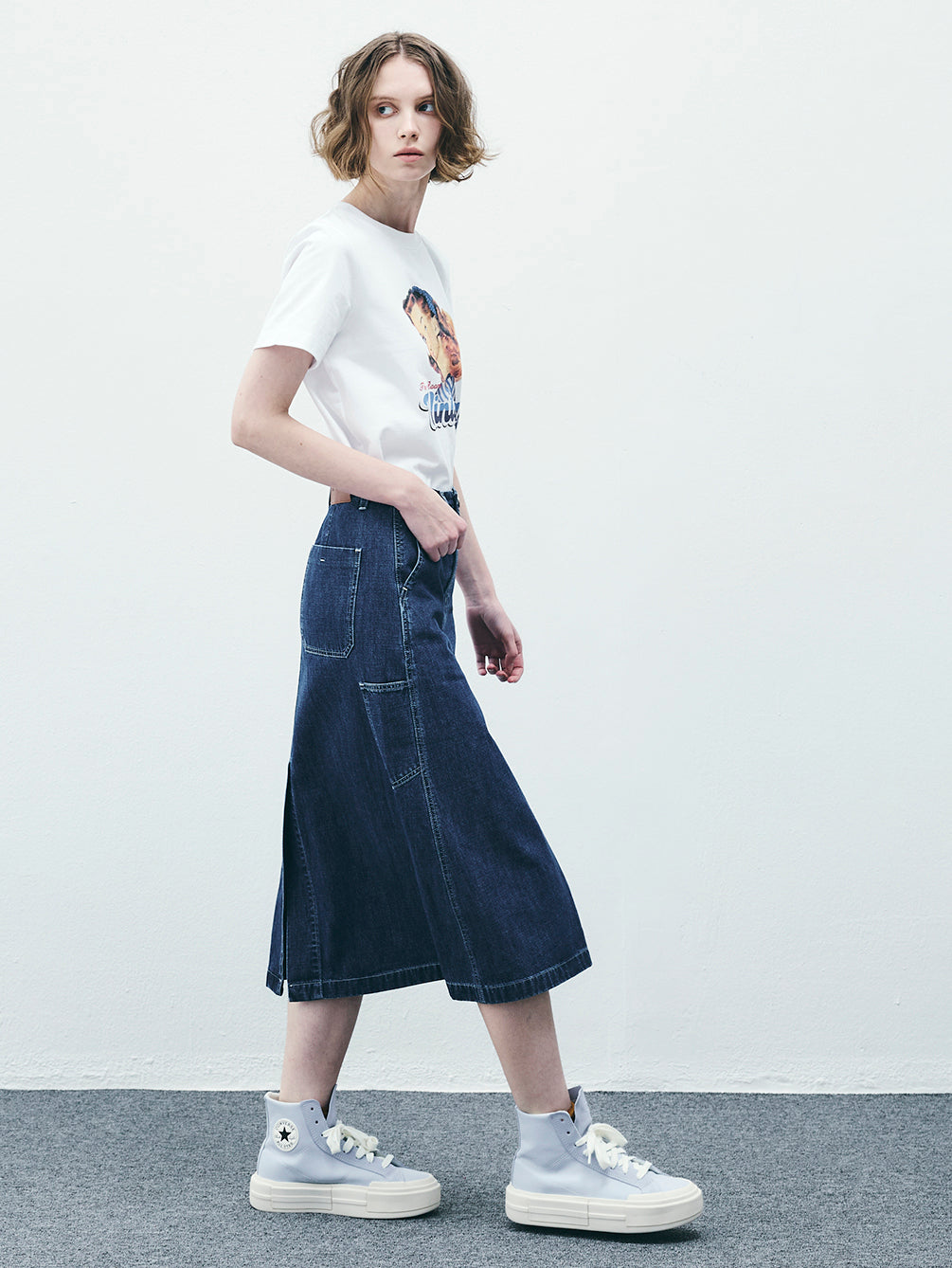 RAS5005 Carpenters A-line Skirt