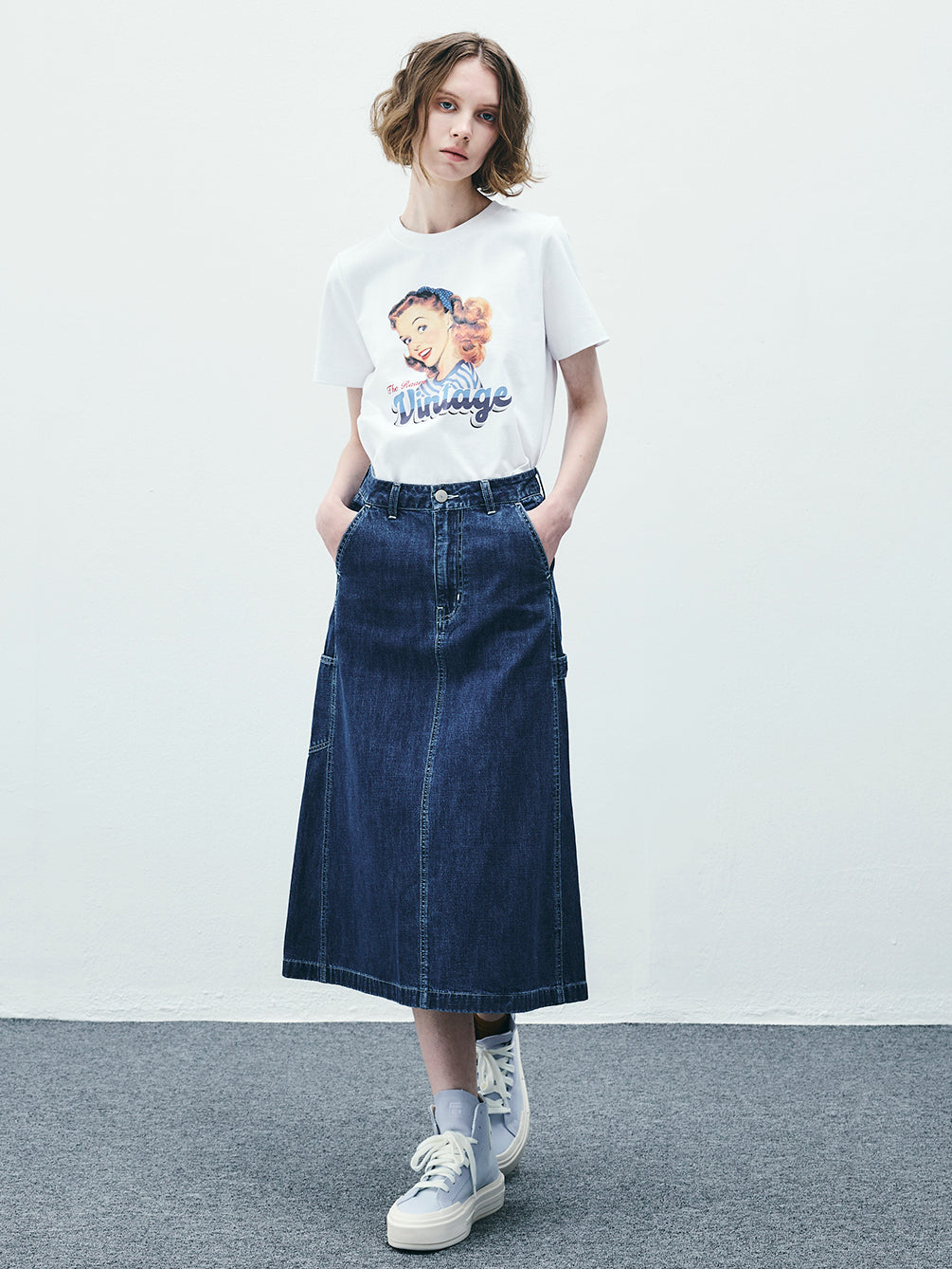 RAS5005 Carpenters A-line Skirt