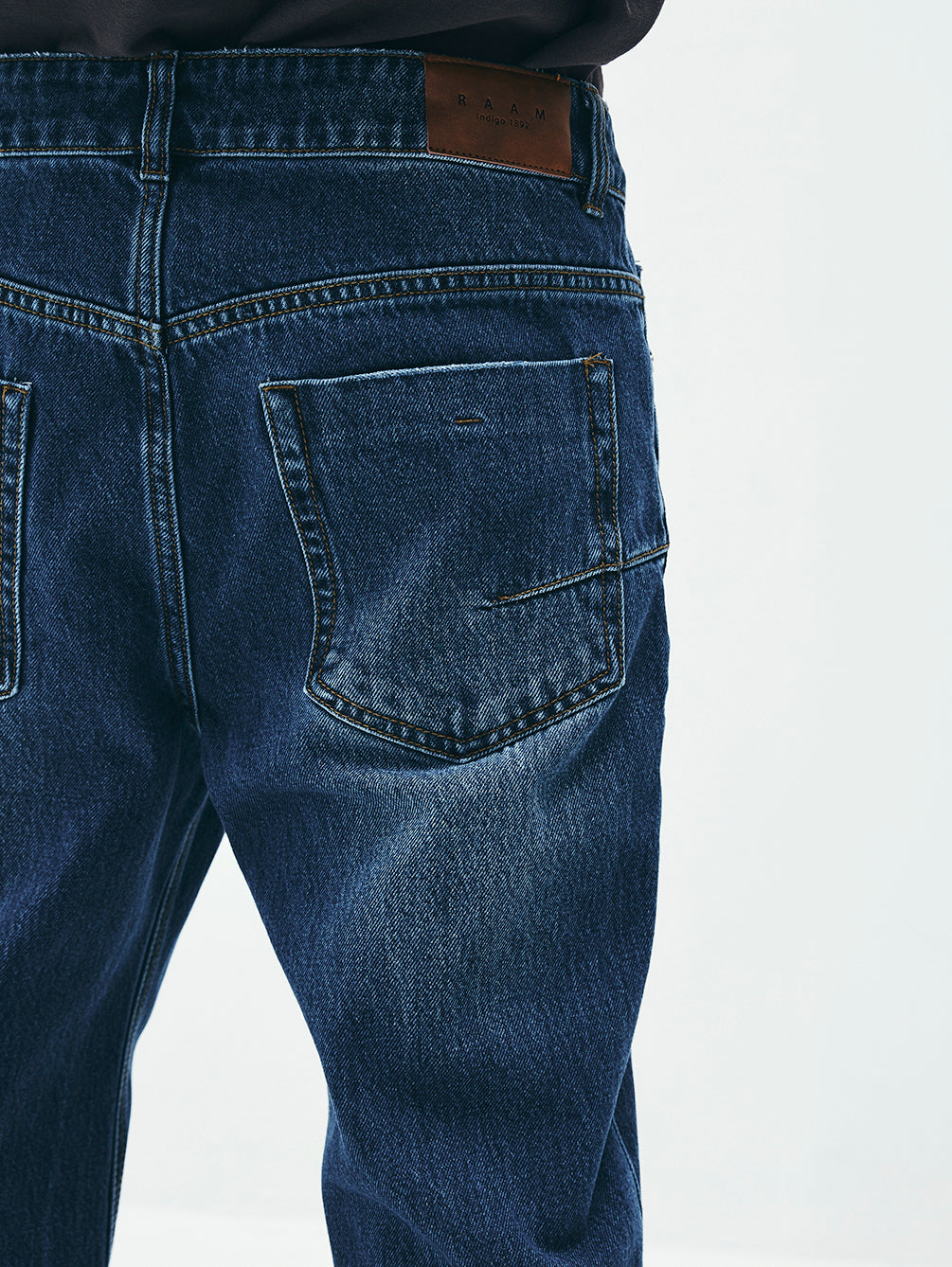 RAS5006 Similar Semi Bootcut Denim Pants (UNISEX)