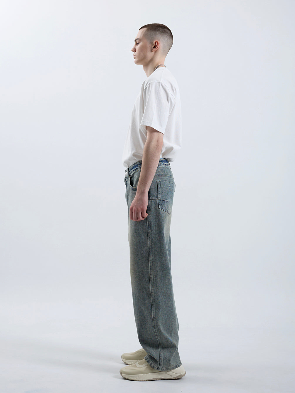 RD801 RELAXED STRAIGHT DENIM PANTS