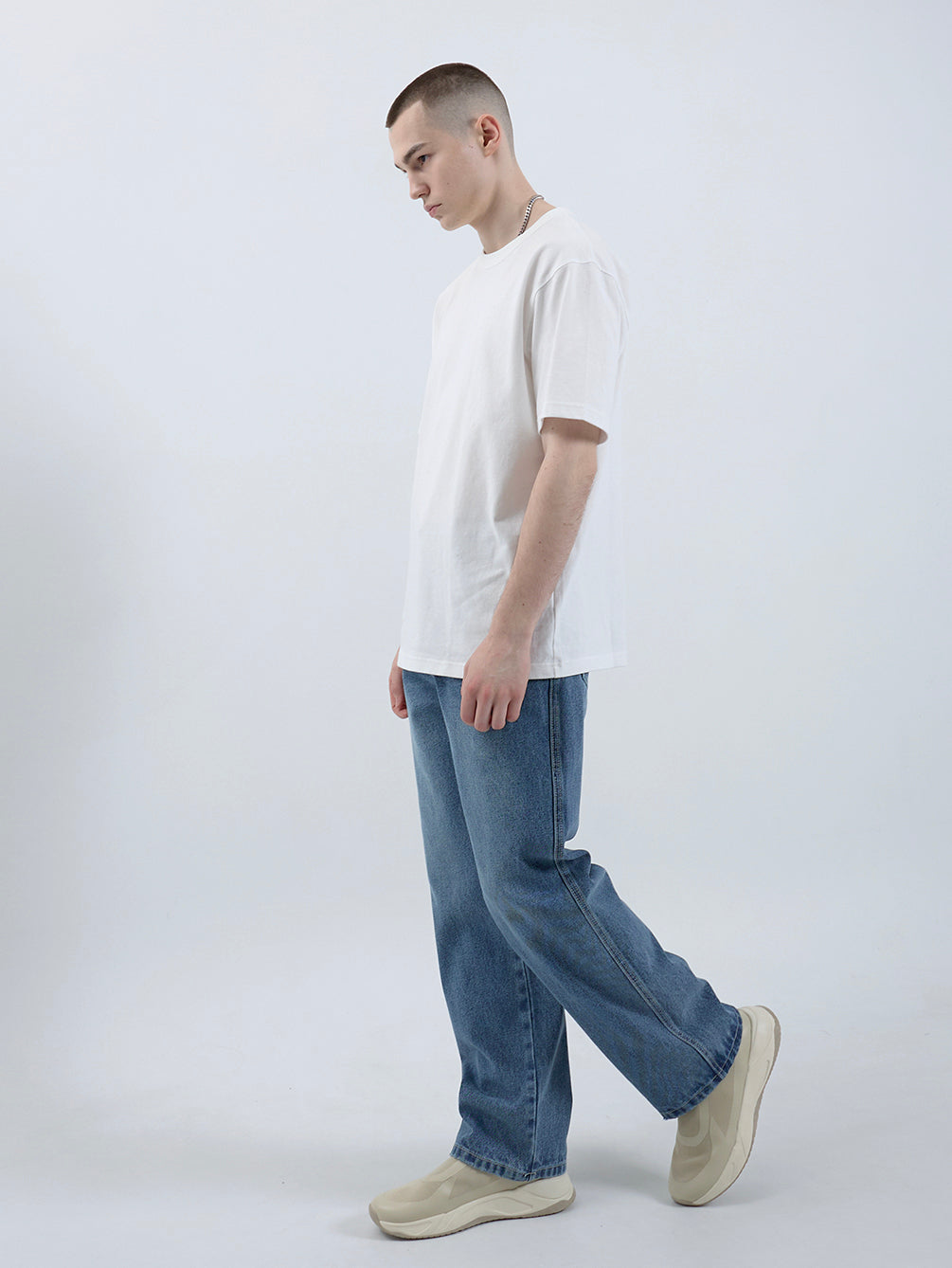 RD801 RELAXED STRAIGHT DENIM PANTS